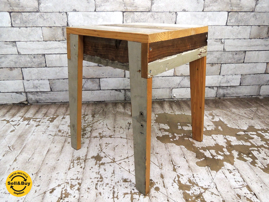 ピート・ヘイン・イーク Piet Hein Eek スクラップウッド スツール SCRAPWOOD STOOL オランダ　中古品 買い取りしました。祖師谷大蔵店 出張買取もお任せ下さい。