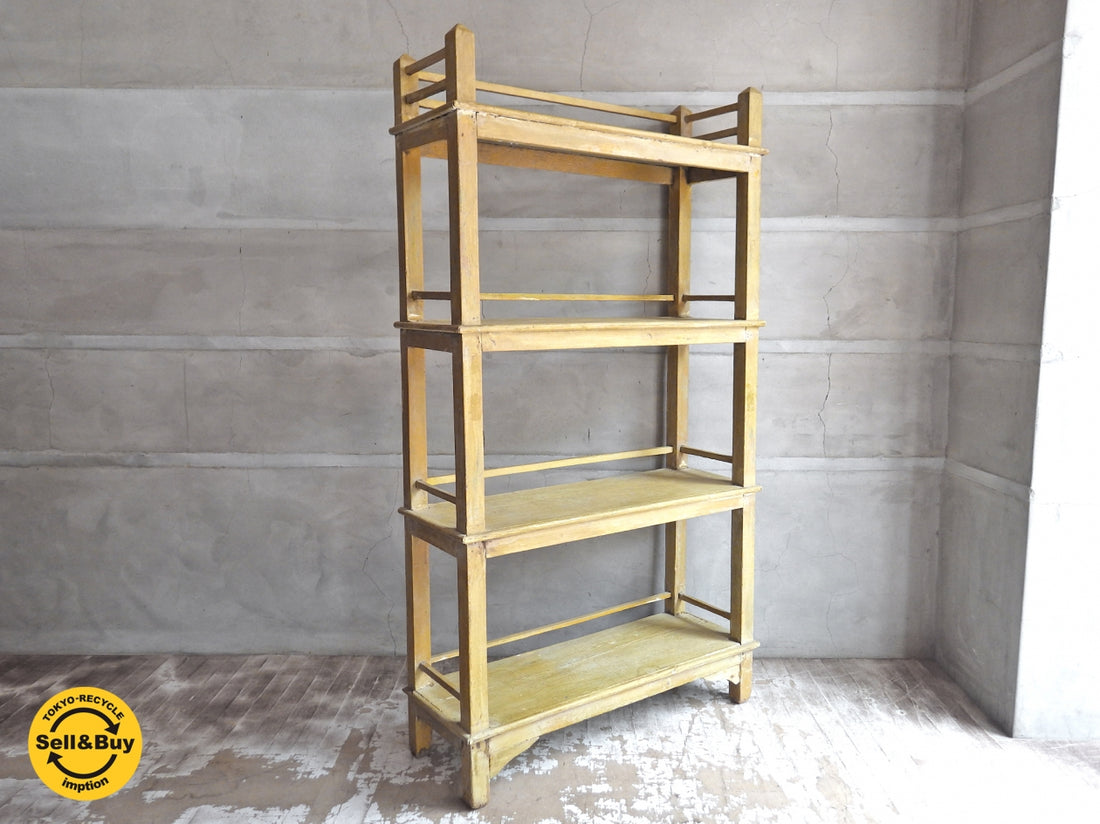 オールドメゾン old maison 古材 ビンテージ ペインテッドオープンシェルフ　中古品 買い取りしました。