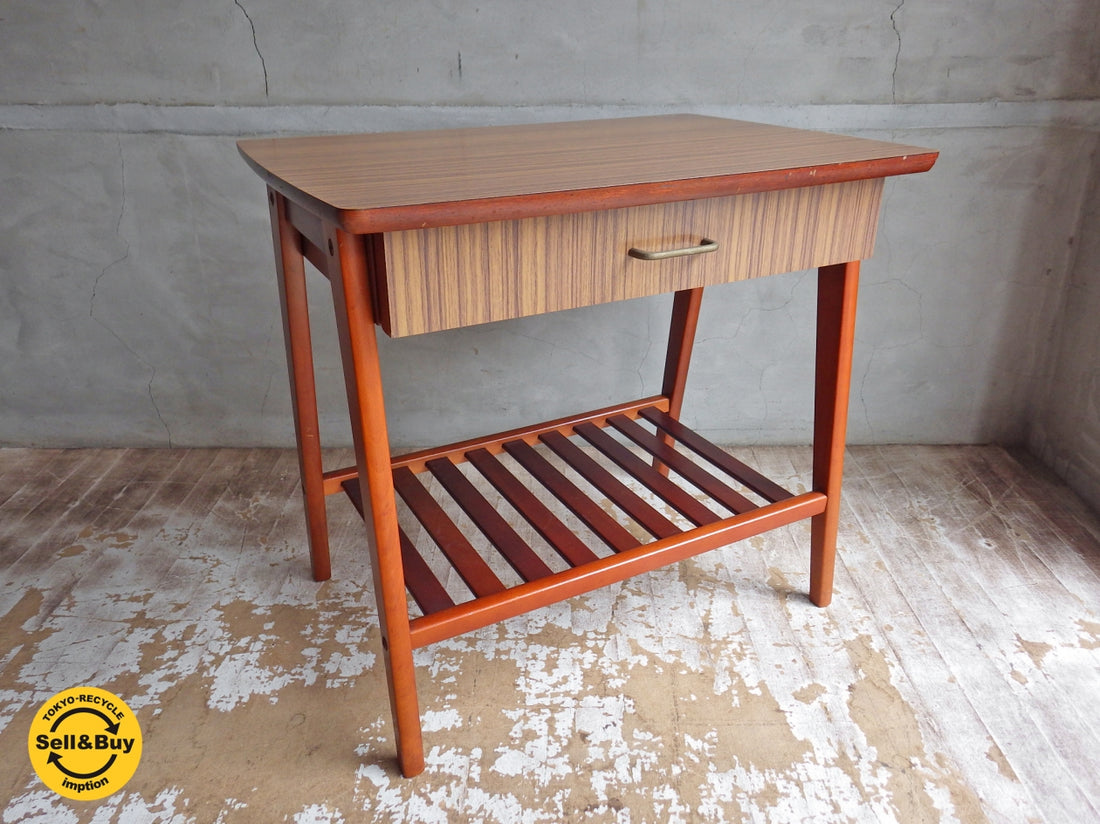 ジャパンビンテージ デコラトップ サイドテーブル　中古品 買い取りしました。