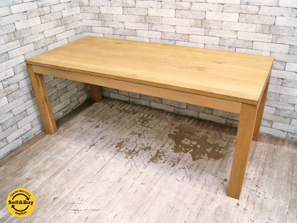 アクタス ACTUS レン REN ダイニングテーブル オーク無垢材 ナチュラル W180cm 定価242,000円 中古品 買い取りしました。