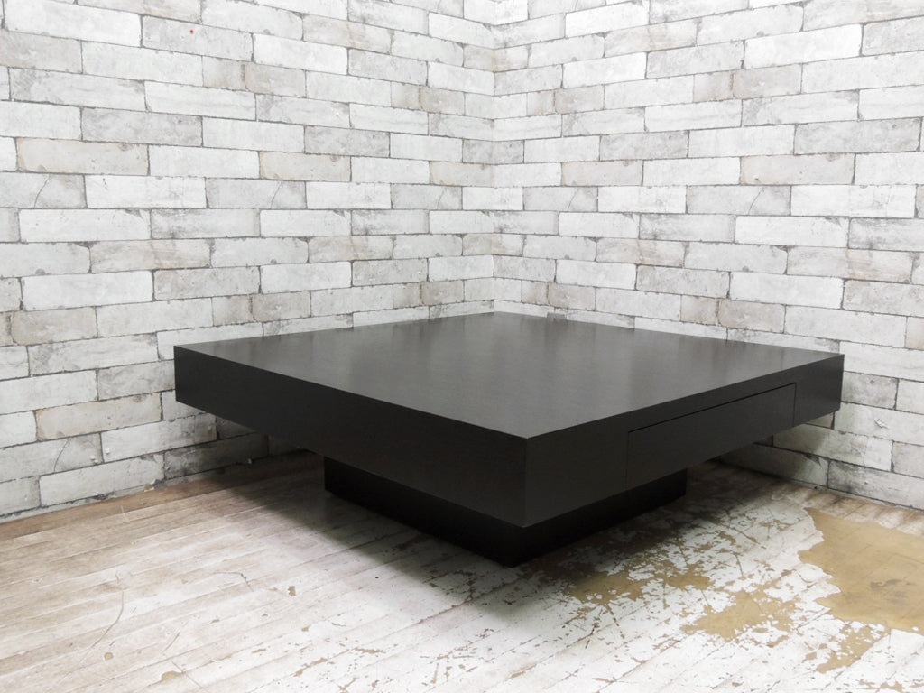 イデー IDEE デフォー De-foe スクエア ローテーブル SQUARE LOW TABLE 引き出し付 廃番カラー モダンデザイン   中古品 買い取りしました。