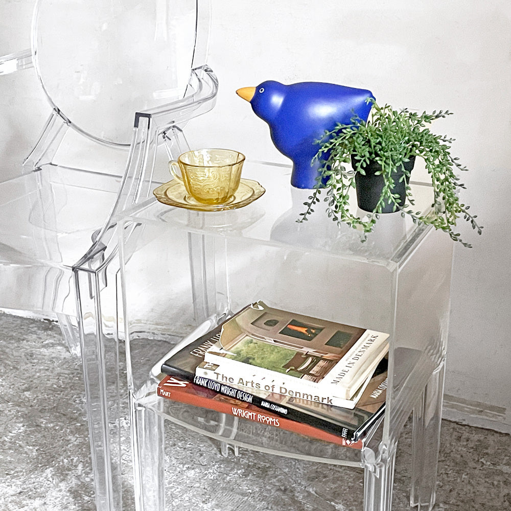 カルテル Kartell スモールゴーストバスター SMALL GHOST BUSTER コンソールテーブル サイドテーブル クリスタル W40cm フィリップ・スタルク ～光をまとうコンソール～