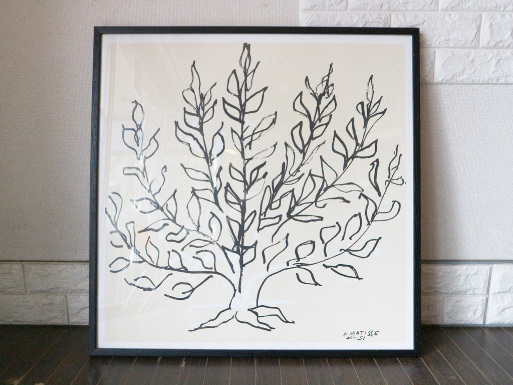 アンリ・マティス Henri Matisse 『 低木 』 アートポスター IDEE イデー 取扱 定価20,350円 中古品  買い取りしました。