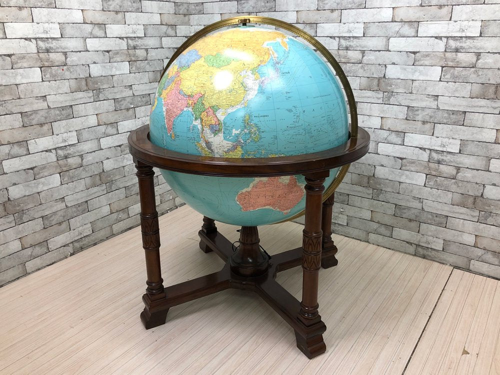 リプルーグル Replogle ディプロマット型 ブルーオーシャン 地球儀 Globe 照明内蔵 特大サイズ 定価\1,980,000-  中古品 買い取りしました。
