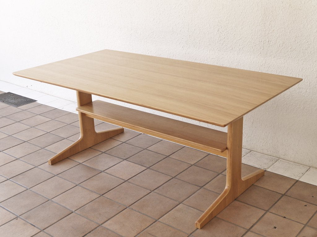 無印良品 MUJI リビングでもダイニングでもつかえる テーブル オーク材 W150cm シンプルデザイン 中古品 買い取りしました。