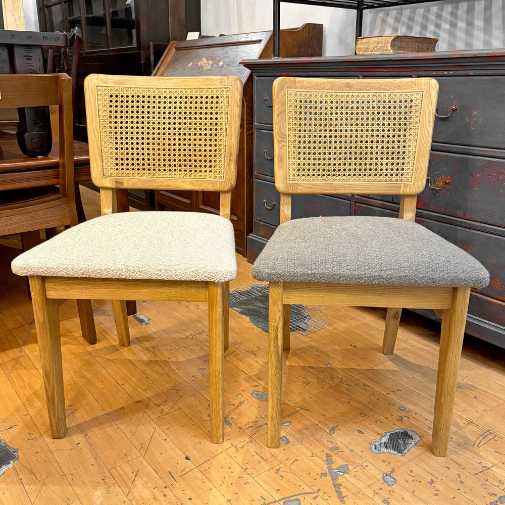 【祖師ヶ谷大蔵店】クラッシュゲート CRASHGATE ノットアンティークス Knot Antiques ピケ PIKE チェア オーク材 ファブリック座面 ラタン 関家具買取させていただきました。