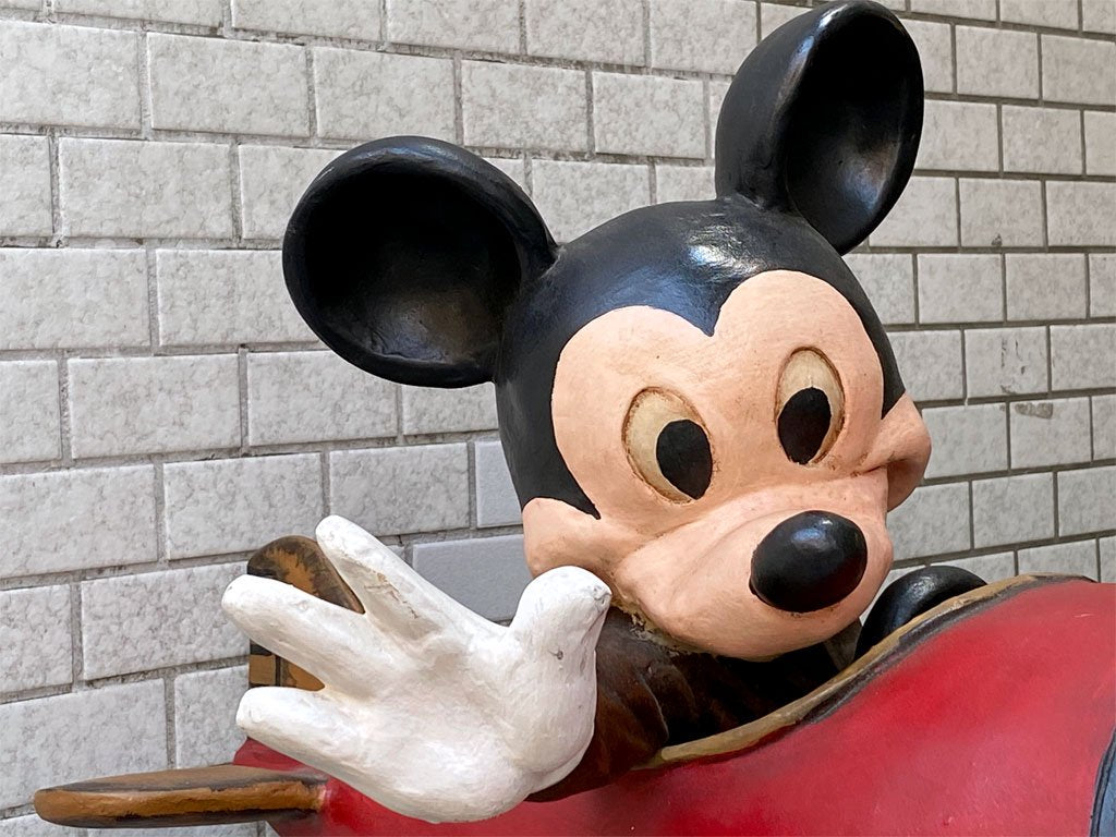 USビンテージ US Vintage ディズニー ミッキーマウス Disney Mickey Mouse ディズニーストア ディスプレイフィギュア ～MICKEY MOUSE IN AIRPLANE!～