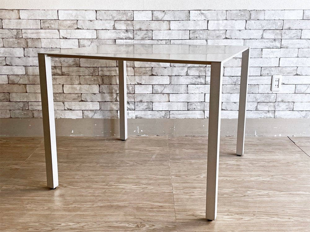 インターデコール INTER DECOR 現 カッシーナ イクスシー Cassina IXC. エアフレーム 3004 VO ダイニングテーブル ワーキングデスク W90cm アルミハニカム 中古品  買い取りしました。