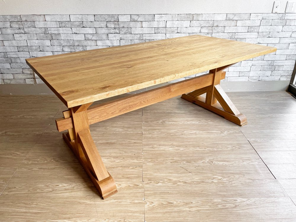 アクタス ACTUS スローハウス SLOW HOUSE クオピオ ダイニングテーブル KUOPIO DINING TABLE オーク材 オイル仕上げ カントリーデザイン 中古品  買い取りしました。