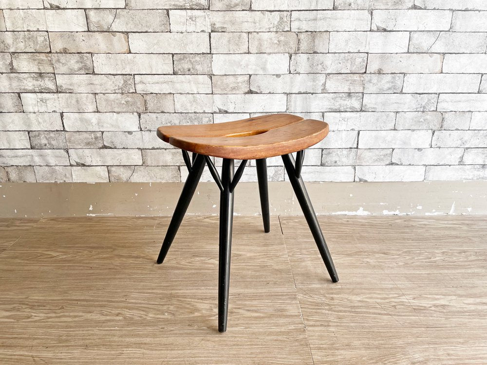 ラウカンプー Laukaan puu ピルッカ スツール pirkka stool パイン材 H44cm イルマリ・タピオヴァーラ 1950's～1960’s フィンランド 北欧ビンテージ 希少 中古品 買い取りしました。