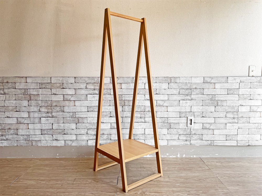 無印良品 MUJI オーク材コートハンガー ハンガーラック H150cm ナチュラルカラー 定価￥9,990- 中古品  買い取りしました。