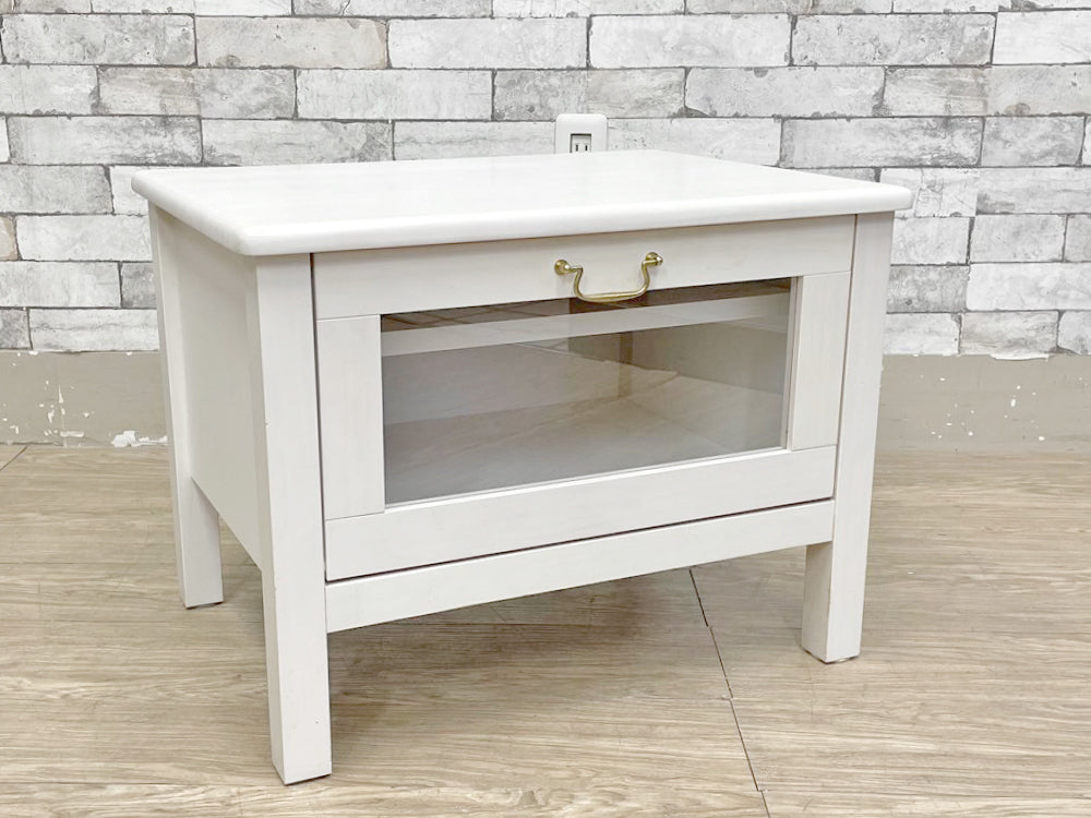 モモナチュラル momo natural シエル CIELE テレビ台 AVボード W60cm パイン材 ホワイト 中古品  買い取りしました。