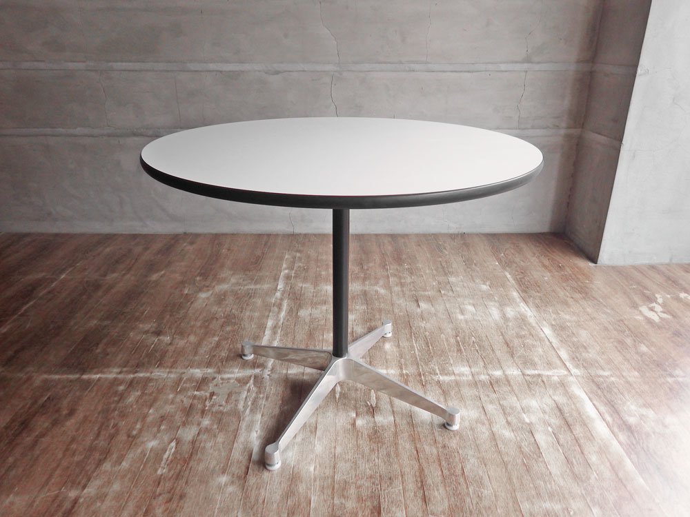 ハーマンミラー Herman Miller コントラクトテーブル ラウンド Φ90cm チャールズ&レイ イームズ デザイン 中古品 買い取りしました。