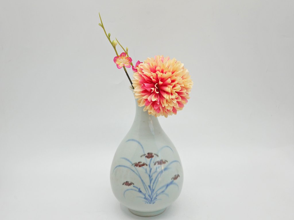 池順鐸 ジ・スンタク 一輪挿し フラワーベース 花器 花瓶 共箱付 陶芸家 韓国人間国宝 中古品 買い取りしました。