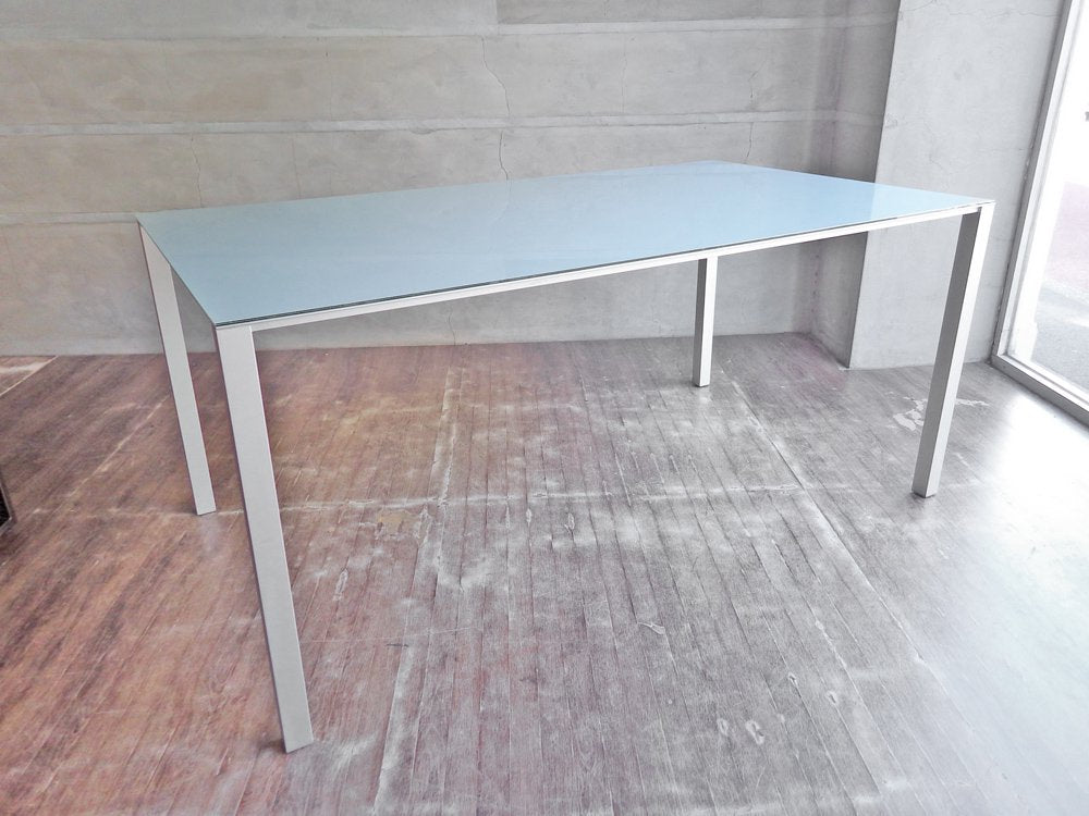 カッシーナイクスシー Cassina ixc. エアーフレーム AIR FRAME 3004 VOテーブル ダイニングテーブル Ｗ160cm 乳白ガラス天板付き 参考定価￥211,200～ 中古品 買い取りしました。