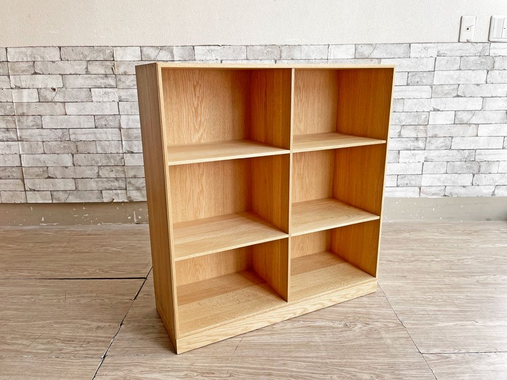 カールハンセン＆サン Carl Hansen & Son MK40880 ブックケース オープンシェルフ オーク無垢材 本棚 飾り棚 モーエンス・コッホ デンマーク 北欧家具 中古品 買い取りしました。