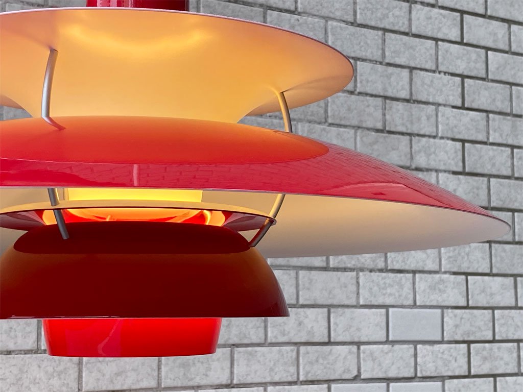 ルイスポールセン Louis Poulsen PH50 ペンダントライト ポール・ヘニングセン Poul Henningsen チリレッド Chili Red 50周年記念モデル デンマーク ～50周年を記念して作られた傑作照明の特別カラー！～