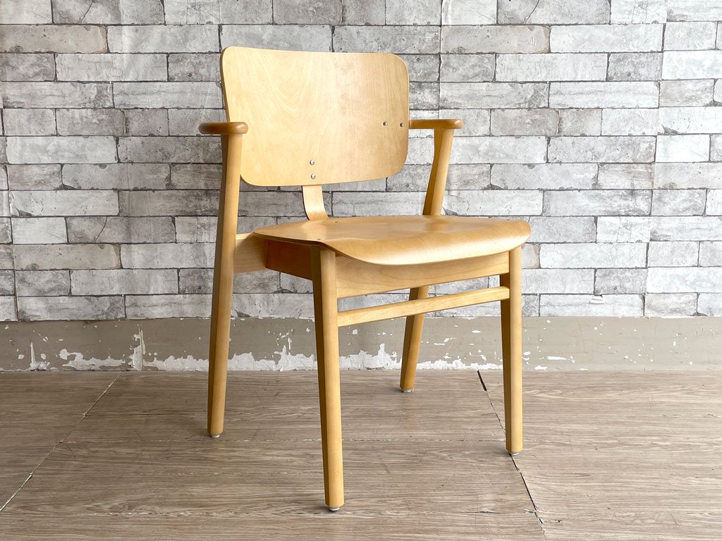 アルテック artek ドムスチェア Domus バーチ材 ハニーステイン イルマリ・タピオヴァーラ スタッキングチェア 北欧 フィンランド 未使用品 定価￥99,000- 中古品 買い取りしました。
