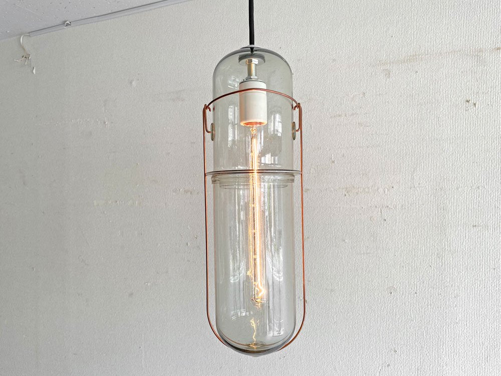 ピーターアイビー PETER IVY ライトカプセル L LIGHT CAPSULE ペンダントライト 流動研究所 ガラス作家 定価￥179,500- 中古品  買い取りしました。