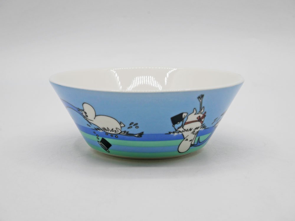 アラビア ARABIA ムーミン Moomin ボウル ドルフィンダイブ Dolphin Dive Φ15cm 2007年 夏季限定 箱付き 未使用品 中古品 買い取りしました。