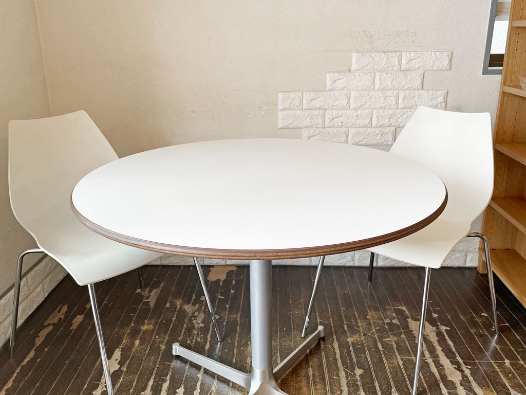 ディーアンドデパートメント D&amp;DEPARTMENT ラワン テーブル ラウンド LAUAN TABLE ROUND・03 ラウンドテーブル メラミントップ Φ90cm ～会話の生まれる所。～