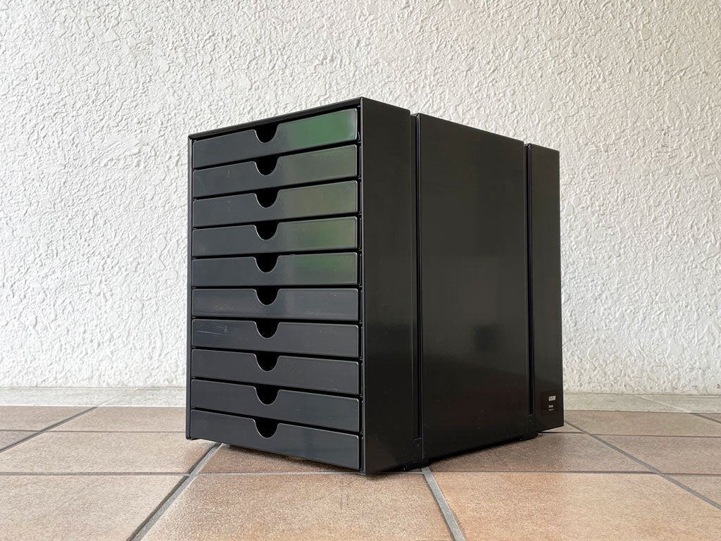 ユーエスエムハラー USM Haller モジュラーファニチャー Modular Furniture ハラーシステム イノス inos レターケース 10段 ブラック フリッツ・ハラー 中古品 買い取りしました。