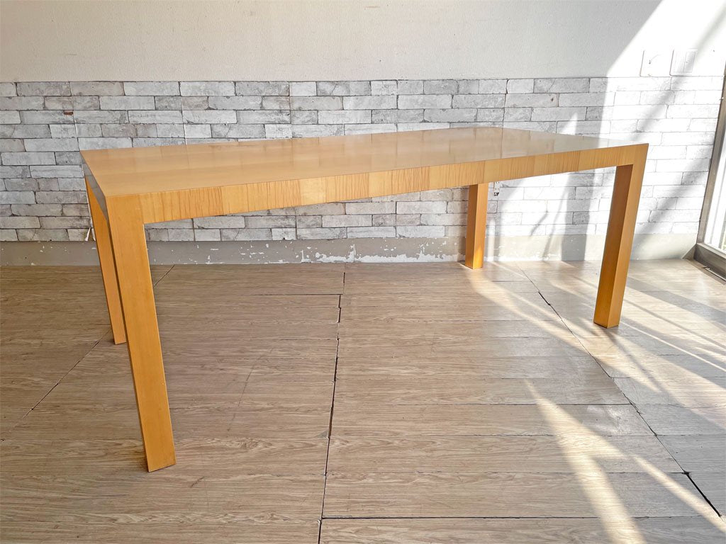インターデコール INTER DECOR 現 カッシーナイクスシー Cassina IXC. マトリクス MATRIX ダイニングテーブル ビーチ材 W180cm モダン ミニマル 現状品 中古品 買い取りしました。