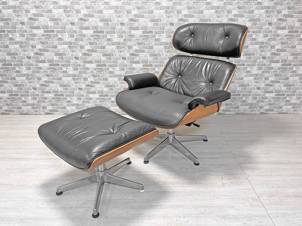 イームズ ラウンジチェア & オットマン付き チャールズ＆レイ・イームズ C&R Eames リプロダクト 現状品 中古品 買い取りしました。