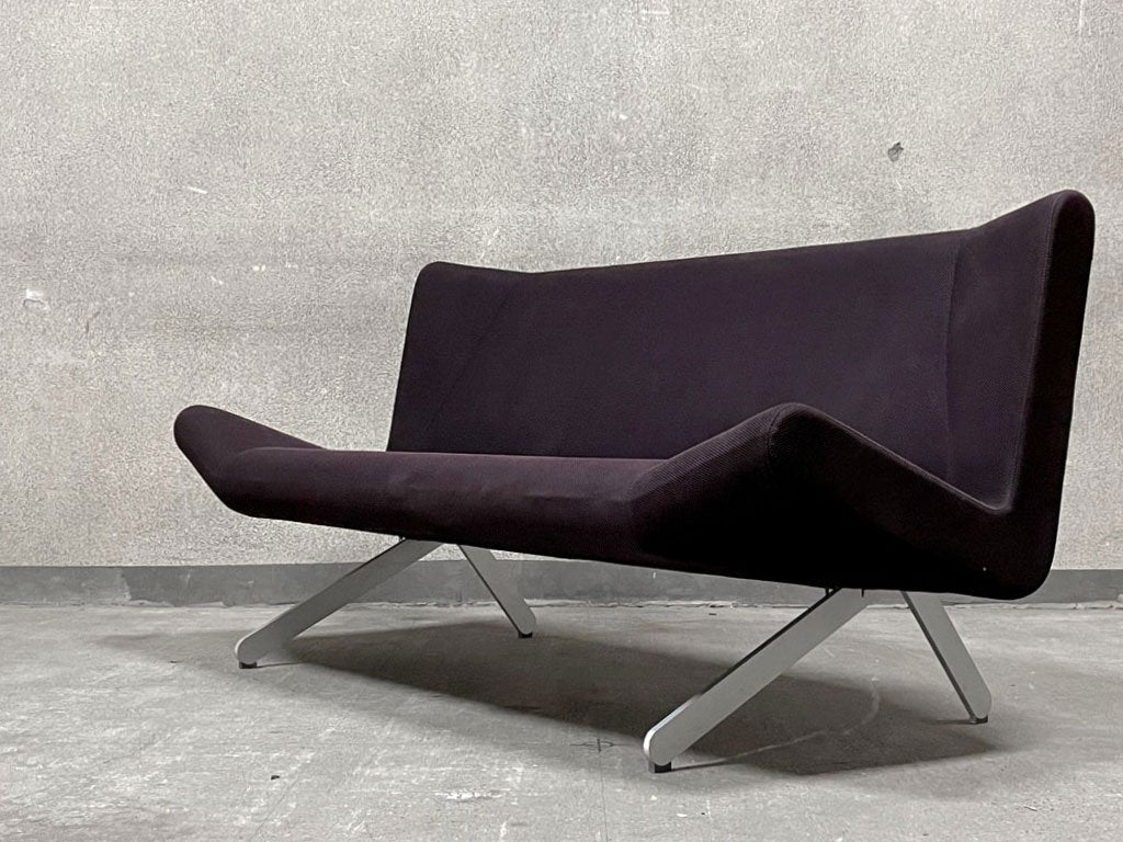 カッシーナ イクスシー Cassina IXC. ブーメラン ソファ パープル系カラー BOOMERANG SOFA 中古品 買い取りしました。