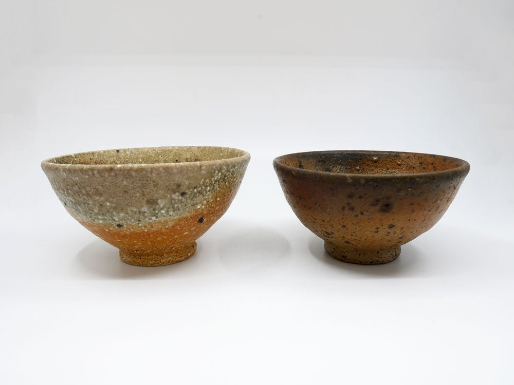 田中敬史 Keiji Tanaka 南蛮焼締 茶碗 2点 陶芸家 現代作家 中古品 買い取りしました。