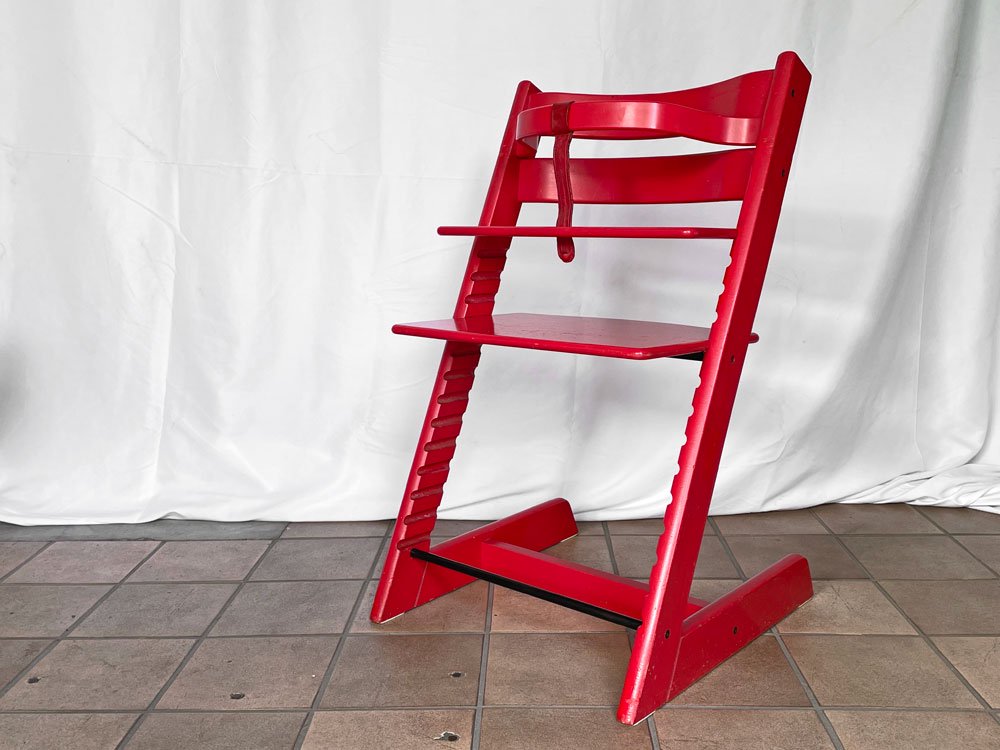 ストッケ STOKKE トリップトラップ TRIPP TRAPP ベビーチェア キッズチェア S/N3～ 木製ガード 本革ベルト付き ノルウェー 北欧家具 中古品 買い取りしました。