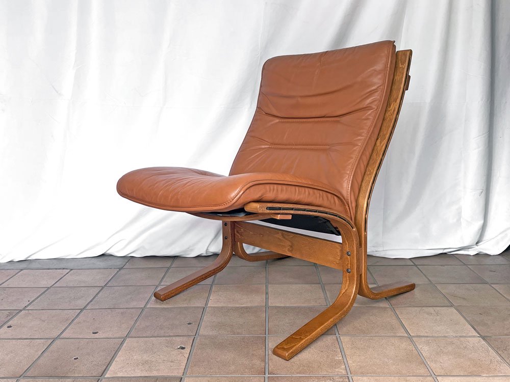 エコーネス EKORNES シエスタ SIESTA ローバックイージーチェア ラウンジチェア 本革 ノルウェー ナチュラルスタイル 北欧 名作家具 中古品 買い取りしました。