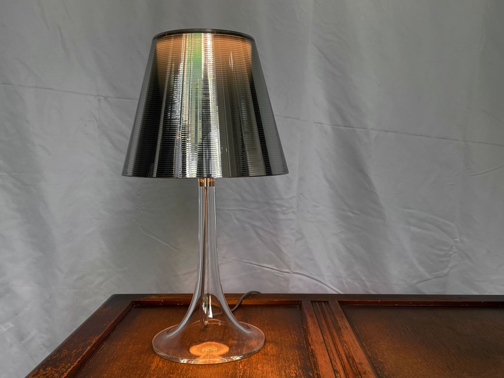 フロス FLOS ミスケー Miss K クリア テーブルランプ デスクライト 照明 フィリップスタルク Philippe Stark 調光機能付 イタリア 中古品 買い取りしました。