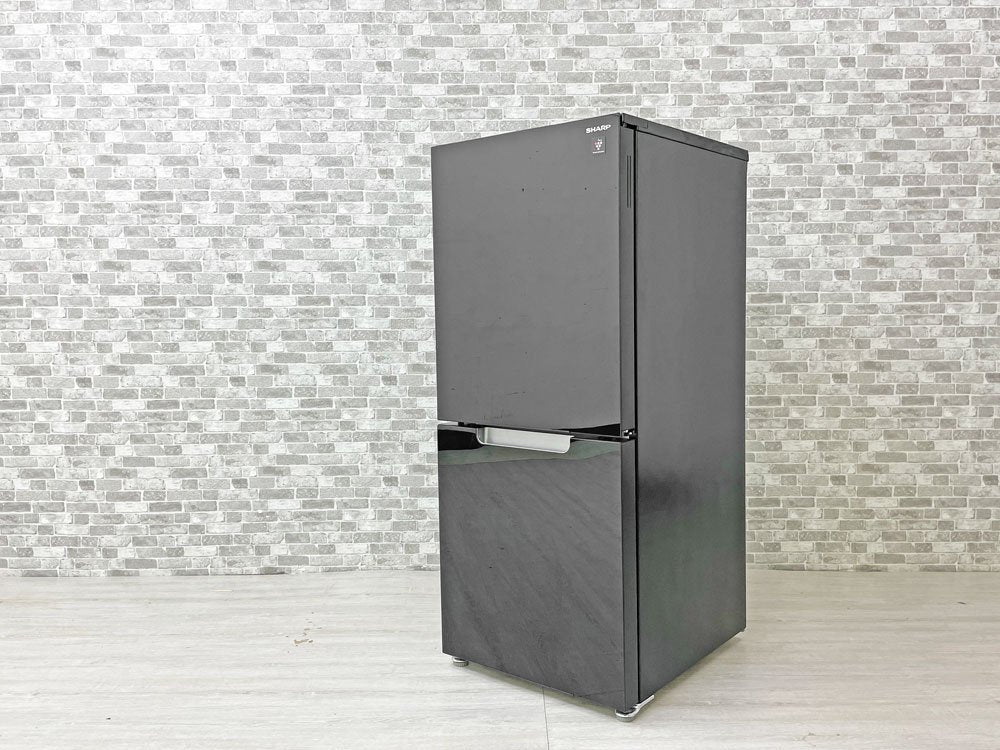 シャープ SHARP 冷蔵庫 SJ-GD15G プラズマクラスター 152L ブラック 2021年製 どっちもドア ガラスドア 中古品 買い取りしました。