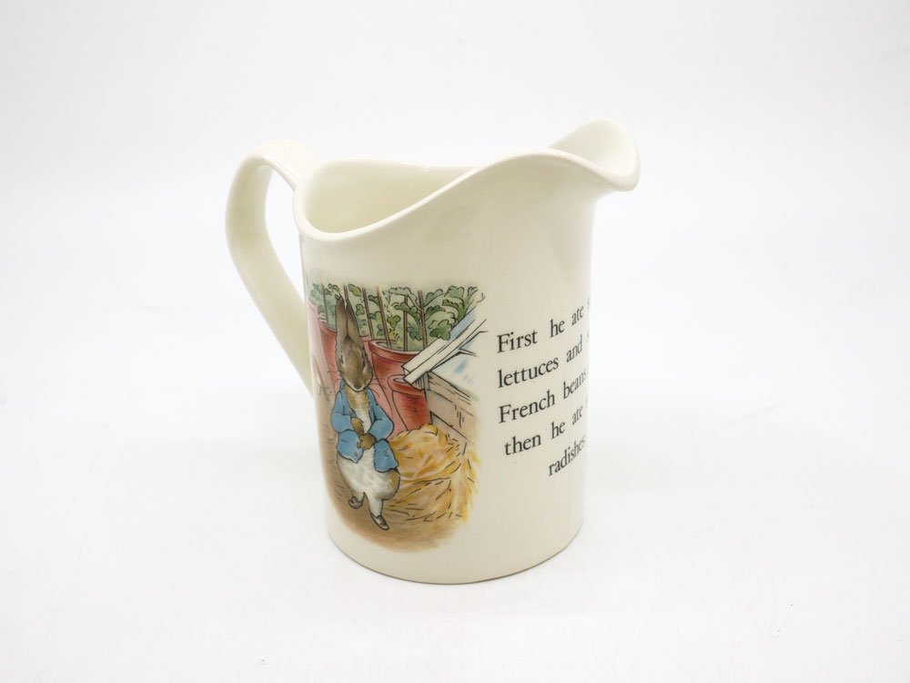 ウェッジウッド WEDGWOOD ピーターラビット ピッチャー ジャグ 旧刻印 英国 ビンテージ 中古品 買い取りしました。