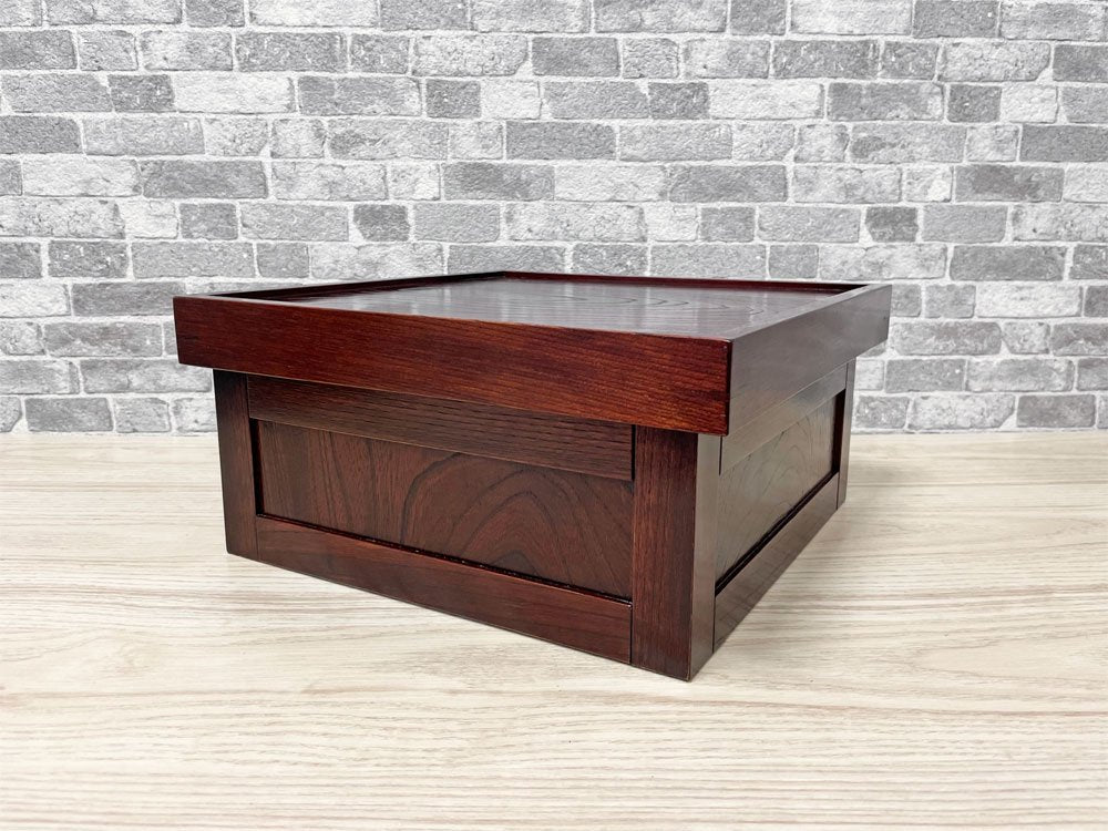 木製 組み木 箱膳 茶櫃 収納箱 W34cm 美品  中古品 買い取りしました。