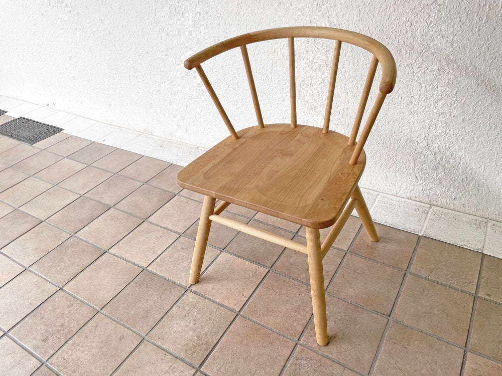 モモナチュラル MOMO Natural タホ TAHO ダイニングチェア アームチェア アルダー材 ナチュラル カントリースタイル 中古品 買い取りしました。