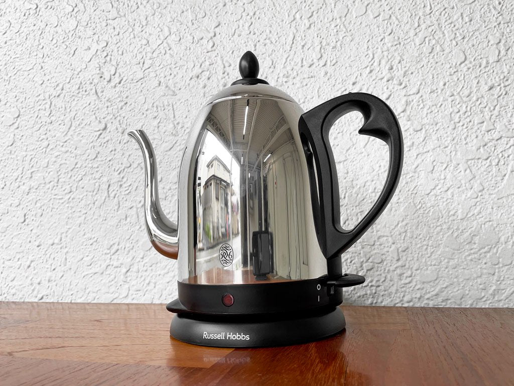 ラッセルホブス Russell Hobbs カフェケトル 7410JP ステンレス 1.0Lタイプ 電気ケトル オートオフ機能 空焚き防止機能 2023年製 グッドデザイン賞 英国 中古品 買い取りしました。