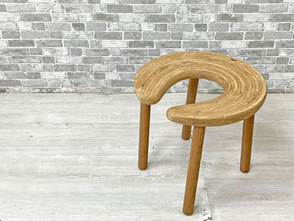 アンティ・ヌルメスニエミ Antti Nurmesniemi サウナスツール Sauna stool バーチ材 フィンランド ビンテージ MOMA永久収蔵品 中古品 買い取りしました。