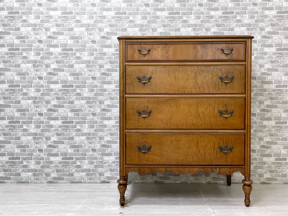 USビンテージ バーキー&ゲイファニチャー Berkey & Gay Furniture Co. 4段 チェスト 1929～1935年 ビンテージ 米国家具  中古品 買い取りしました。