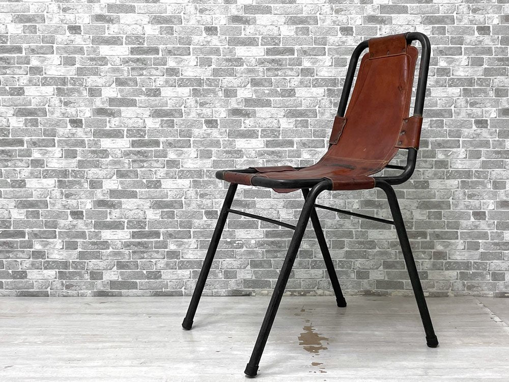 ダル・ヴェラ Dal Vera レザルクチェア Les Arcs Chair ダイニングチェア シャルロット・ペリアン レザー スチール イタリア ビンテージ 希少中古品 買い取りしました。