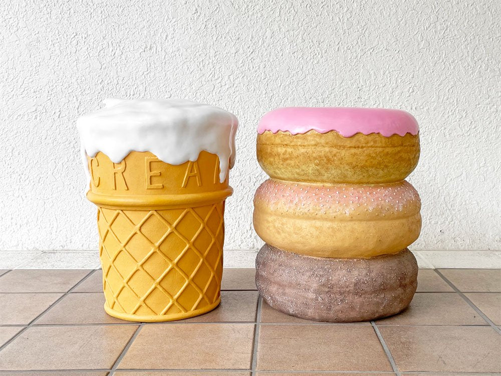 ロータリーヒロ ROTARY HERO ジャイアントフードスツール GIANT FOOD STOOL アイスクリーム & ドーナッツ bPr BEAMS取り扱い 中古品 買い取りしました。