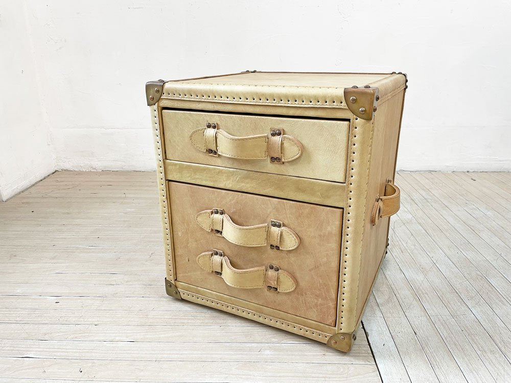 ハロ HALO ストニーハースト STONYHURST スモールランプテーブル SMALL LAMP TABLE サイドテーブル レザー ティノシーキャメル 英国家具 中古品 買い取りしました。