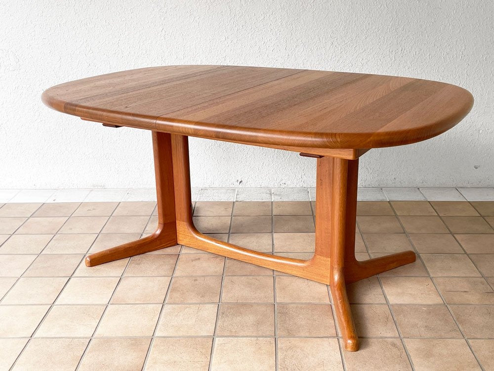 グロストルップ Glostrup Mobelfabrik チーク無垢材 エクステンション ダイニングテーブル 伸長式 デンマークビンテージ 中古品 買い取りしました。