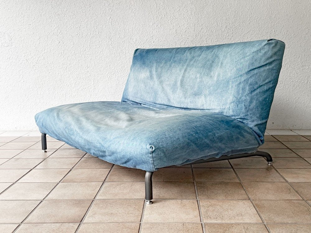 ジャーナルスタンダードファニチャー j.s.F ロデ RODEZ カバーリング リクライニングソファ 2Pソファ デニム生地 中古品 買い取りしました。