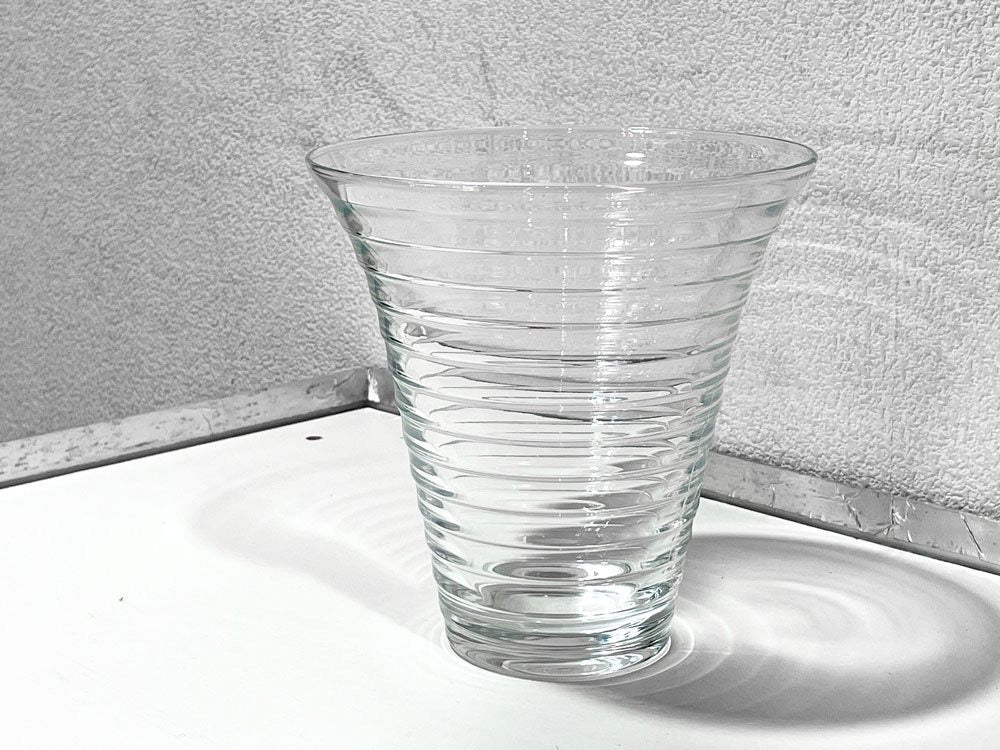 イッタラ iittala アイノ・アアルト Aino Aalto フラワーベース クリア H11cm 廃盤 中古品 買い取りしました。