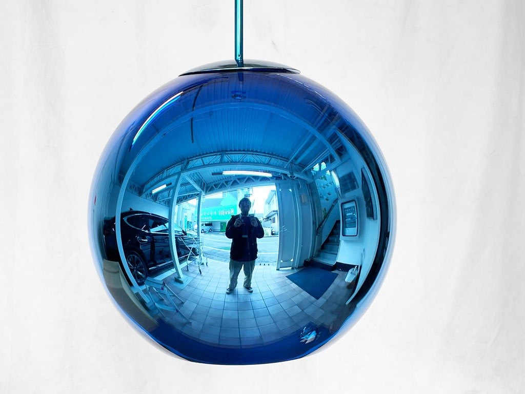 【用賀店】トムディクソン Tom Dixon コッパー Copper Round Pendant 45 ペンダントライト ブルー 箱付 定価￥113,000- 廃番 展示品 買取させていただきました。