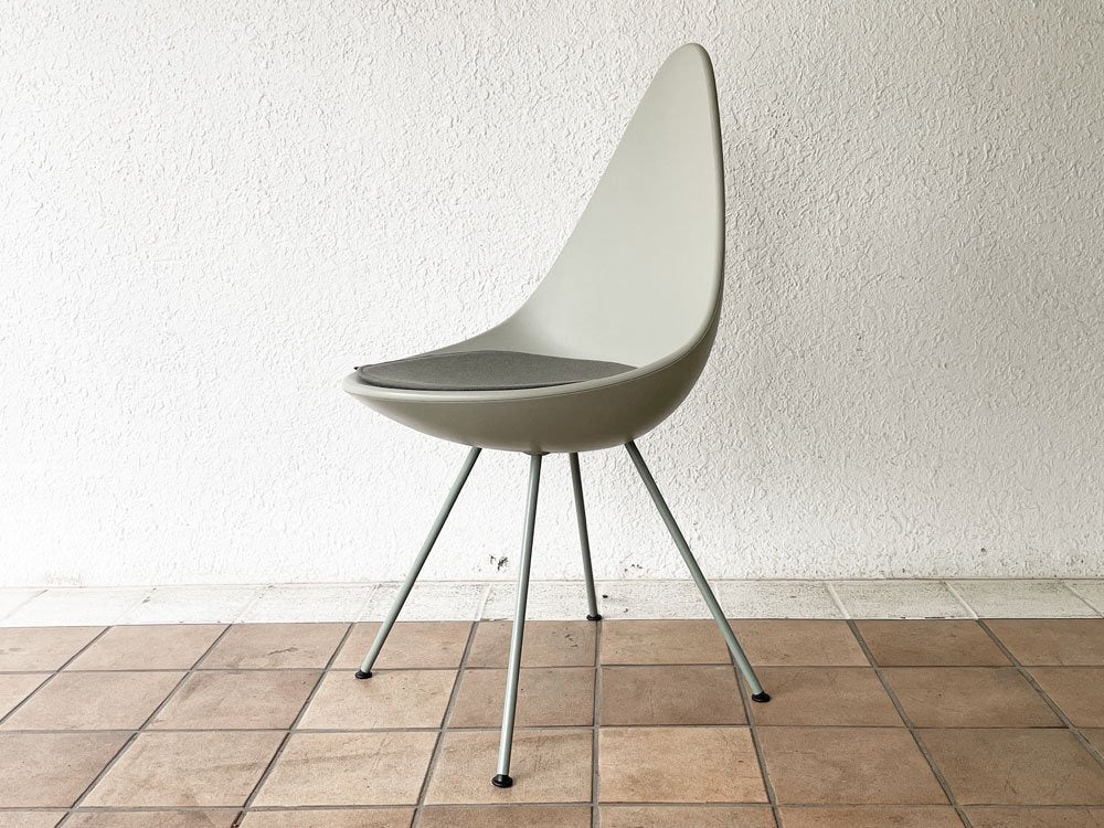 フリッツハンセン Fritz Hansen ドロップチェア アルネ・ヤコブセン オリーブグリーン 専用シートパッド付き 中古品 買い取りしました。