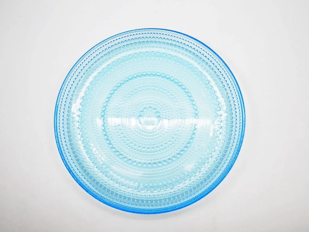 イッタラ iittala カステヘルミ Kastehelmi プレート 25cm ライトブルー オイバ・トイッカ Oiva Toikka フィンランド 北欧食器 中古品 買い取りしました。