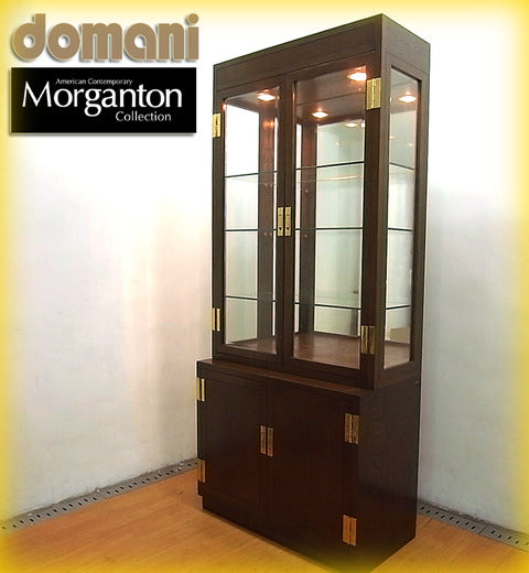 カリモクの最高級家具ブランド domani （ ドマーニ ）より、エグゼクティヴな Morganton Collection 『 キュリオケース （ キャビネット／飾り棚 ） 』 堂々入荷！ 【出張買取＆販売＆レンタル】